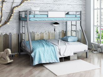 Двухъярусная металлическая кровать Гранада  1400 (цвет на выбор)