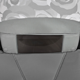 Коляска 3в1 Roan Sol Flowers Gray/Black (руч.Черная)