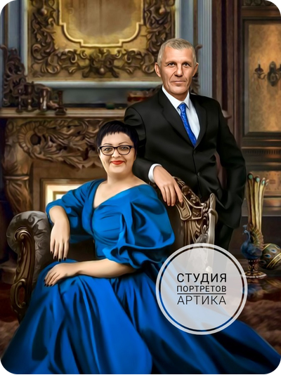 Портрет в Образе 2 Человека