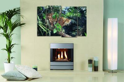 Модульная картина "Леопард на дереве"