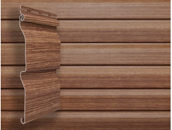 Блок-хаус 3,0 GL Amerika D4,8 - ИМИТАЦИЯ СРУБА ИЗ БРУСА, ЦВЕТ Рябина