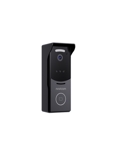 IMPULSE 7 IP WIFI KIT BLACK - комплект из 7" HD сенсорного WIFI монитора и вызывной панели с считывателем RFID-ключей Mifare, встроенный регистратор (фото) (Tuya/Smart Life)