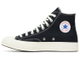 Кеды Converse Play Comme Des Garçons черные  высокие