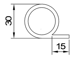 Р-ОБРАЗНЫЙ УПЛОТНИТЕЛЬ D30L15