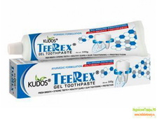 Зубная паста-гель "ТИРЕКС" - Отбеливающая от компании КУДОС; Kudos TeeRex Gel,  100 г