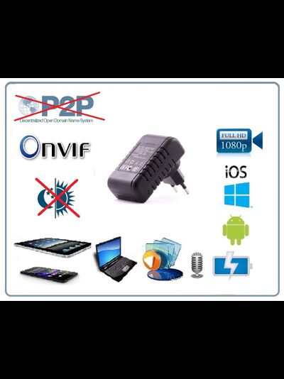 WiFi видеоняня (в виде блока питания) с DVR Full HD (Pro iCam)
