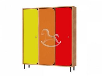 Шкаф «Компакт» 3-секционный, ЛДСП, 856*280*1300