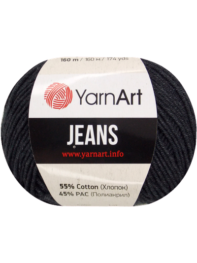 Jeans Yarn Art пряжа цвет № 28 антрацит