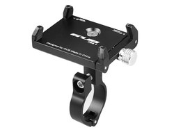 Держатель для смартфона GUB PRO1, алюм., 55-100 мм, 31.8 мм, черн.