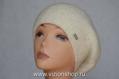 Вязаный итальянский головной убор для женщин зима 2020 Vizio Москва фото шапок Италии