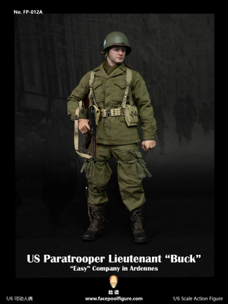ПРЕДЗАКАЗ - Американский десантник в Арденнах (зимняя форма) - КОЛЛЕКЦИОННАЯ ФИГУРКА 1/6 US Paratrooper Lieutenant Buck (FP-012A) - Facepoolfigure ?ЦЕНА: 21500 РУБ.?