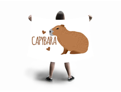 Флаг большой Капибара, Kapibara-san №1