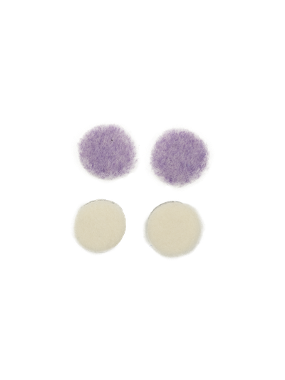 Полировальный круг 40 мм комплект 4 шт. - мех овчина + мех LILA Au-33412