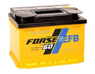 Forse EFB 60 Ач (низ) прям.п.