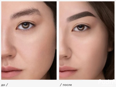 BRONSUN Краска для ресниц и бровей BR-1004, каштан №4, 15 мл