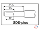 Бур Milwaukee SDS-Plus 10x160 мм 4932352026