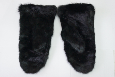 Варежки из меха норки