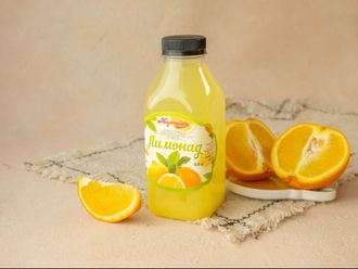 Лимонад из свежих лимонов и апельсинов 0,5 л