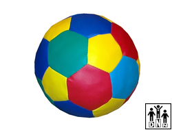 Мяч мягконабивной цветной