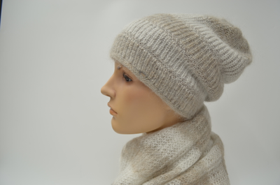 Vizio шапка SS 1609 CL бежевая