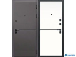 Дверь входная металлическая 9 см Молдинг купить в Челябинске | КВИРТЕК