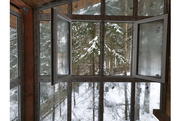 Остекление загородного дома в поселке Абрамцево Московской области