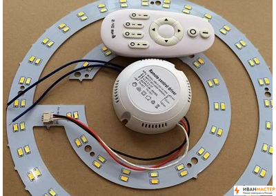 Замена светодиодов в люстре в доме и даче в Москве и Подмосковье ИВАНМАСТЕР