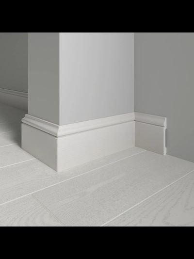 Напольный плинтус Decor-Dizayn 005-75, влагостойкий, ударопрочный, 2,4 метра