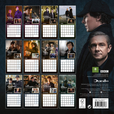 Sherlock Official Календарь 2019 Иностранные перекидные календари 2019, Intpressshop