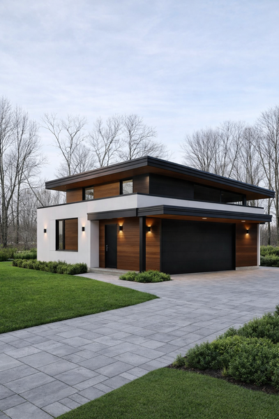 001 ГАРАЖ на два автомобиля. ГАБАРИТНЫЕ РАЗМЕРЫ: (7.5Х9М), ОБЩАЯ ПЛОЩАДЬ: 65М²