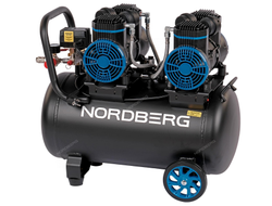 Компрессор безмасляный 220В, ресив. 50л, 500 л/мин NORDBERG NCEO50/500