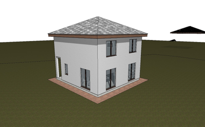 Двухэтажный дом с тремя спальнями 109м² (S105)