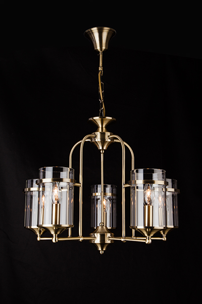 Подвесная люстра в стиле лофт 60040/5 античная бронза