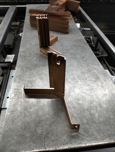 Резка и гибка деталей из меди