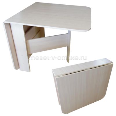 ФР420 Стол-книжка 06. Размер: 190х750х800. В разложенном виде: 1630х750х800.