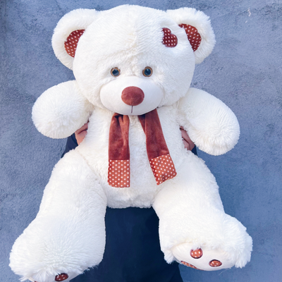 Плюшевый мишка 90 см бежевый Тони