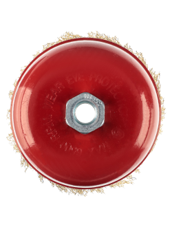 ЕРМАК Щетка металл. для УШМ 125мм/М14 (чашка), 2 штуки