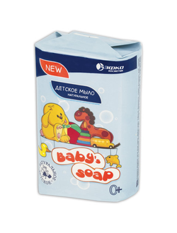 Мыло туалетное детское 90 г, BABY'S SOAP (Бейби соап), "Натуральное", 80362