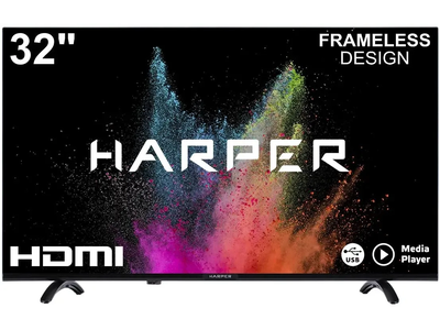 Телевизор Harper 32R720T, 32", HD Ready  Черный
