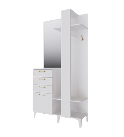 Центральная секция ТЦС-30. Прихожая Толедо графит (Домани)