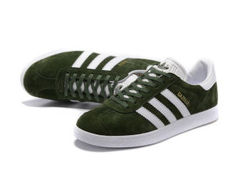 Adidas Gazelle Зеленые мужские (41-45) Арт. 383F-A