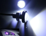 Ходовые огни (дневной свет, ДХО) Глаз Орла. светодиодные (LED), 6000K, 3W, 18 мм, цена за пару