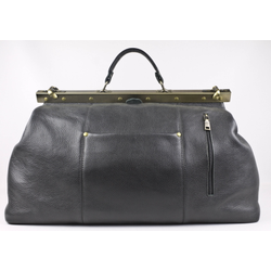 Кожаная дорожная сумка Petro black (арт. 4001-01)