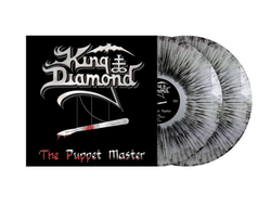 KING DIAMOND - The puppet master 2-LP Silver Black Dust Ltd.500