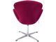SWAN CHAIR винный, искусственная замша