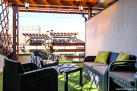 Апартаменты с 2 спальнями и террасой