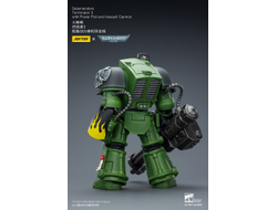 Терминатор Саламандр (Warhammer 40K) - КОЛЛЕКЦИОННАЯ ФИГУРКА 1/18 Salamanders Terminator with with Power Fist and Assault Cannon (JT03233) - JOYTOY