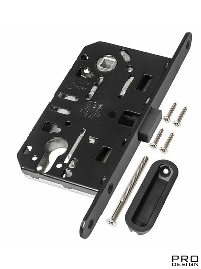 Магнитный замок AGB Mediana Polaris CL под цилиндр, черный