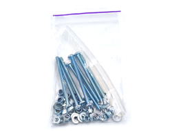 Шпильки для установки линз в фары (шпильки, гайки, шайбы, трубка) Тип 2