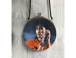 Сумочка круглая с фермуаром Кино, Виктор Цой №26